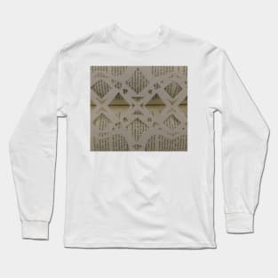 lace and text Long Sleeve T-Shirt